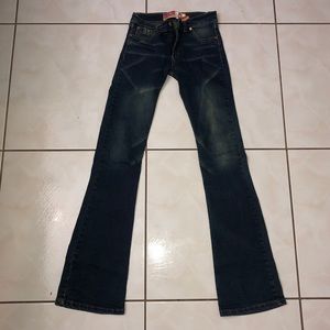Kosiuko Dark wash Brazilian style boot cut jeans